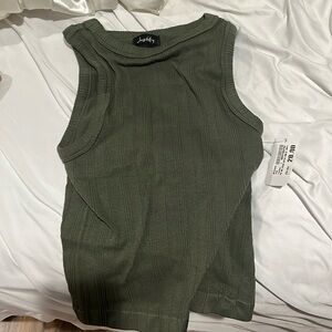 Justify Green Tank Top